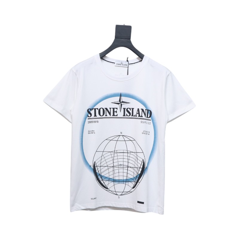 Stone Island T-shirt Black White