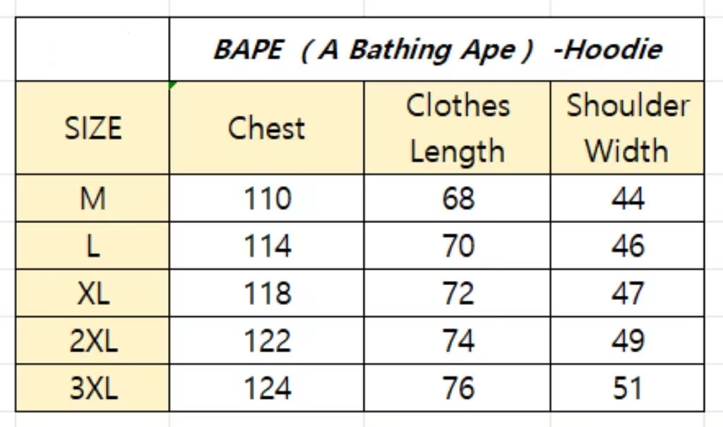 BAPE Color Camo Shark Zip Hoodie Yellow 6399