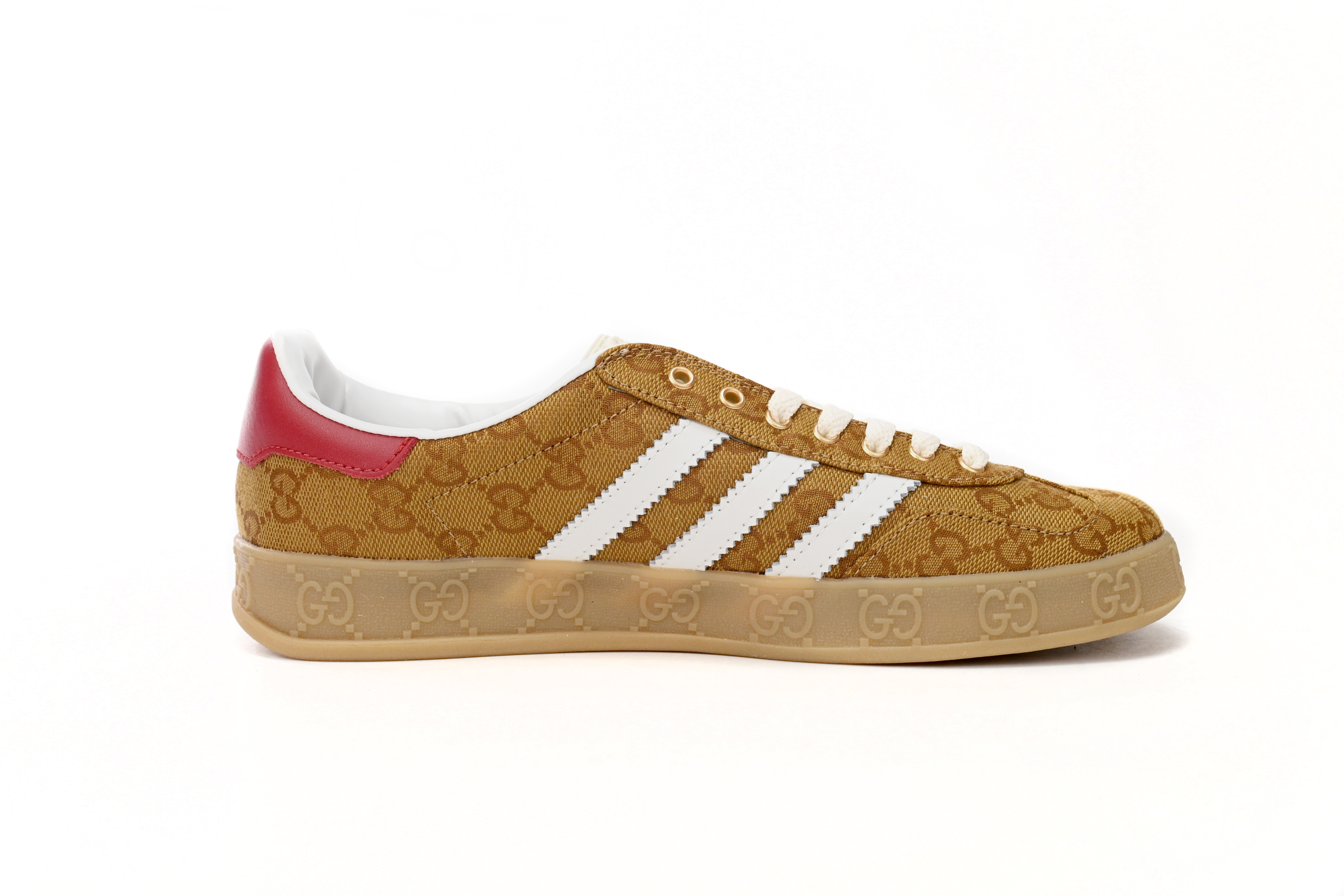 Adidas x Gucci Gazelle Beige Brown 'GG Monogram'