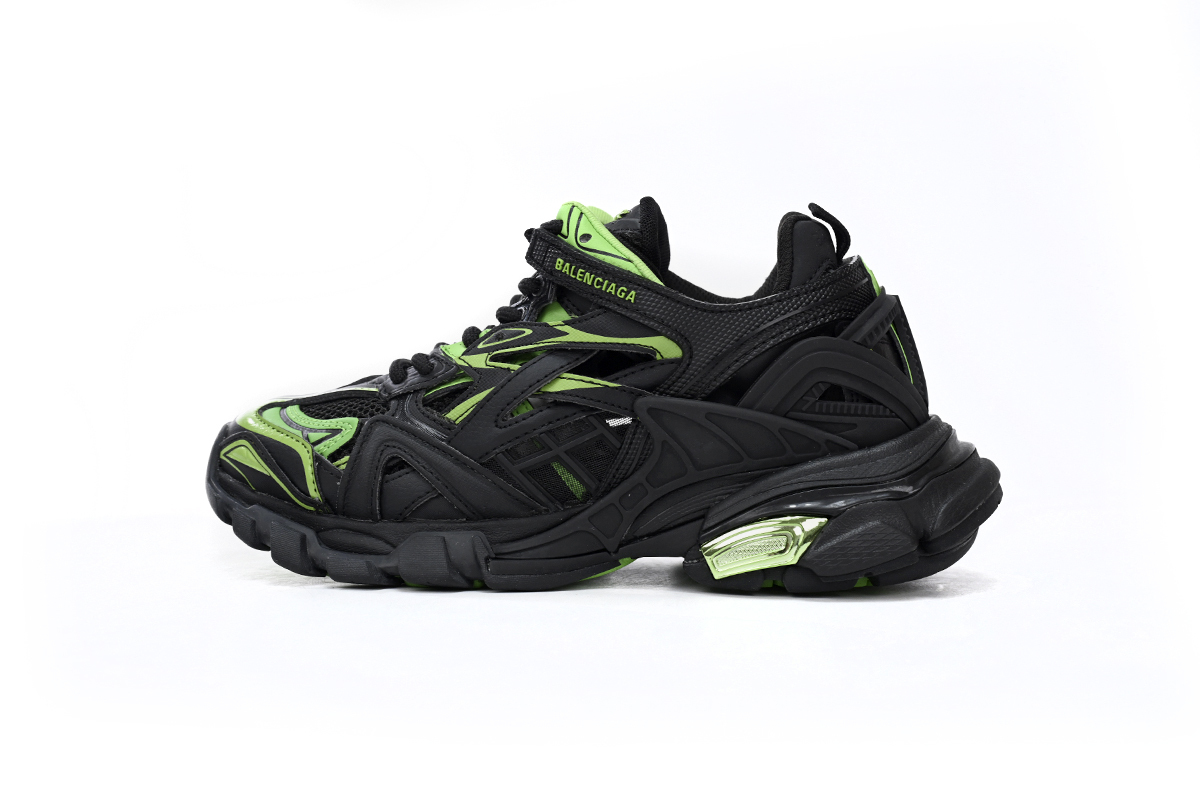 Balenciaga Track 2 Black Green 568614 W2GN3 1086