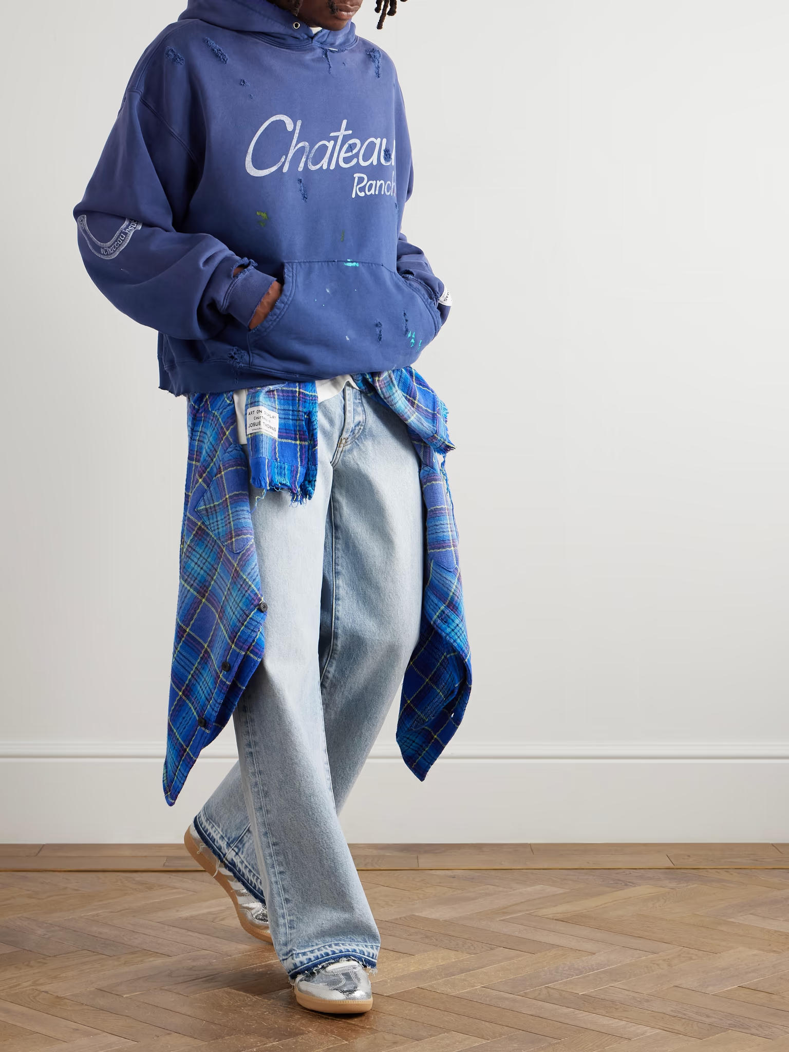 Gallery Dept. Distressed Hoodie