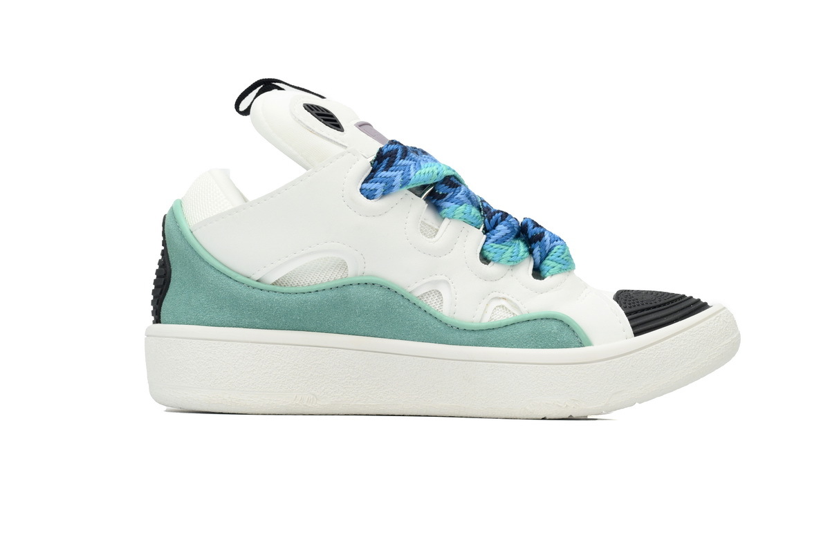 Lanvin Curb Sneaker White Blue FMSKRK11DRAGH22