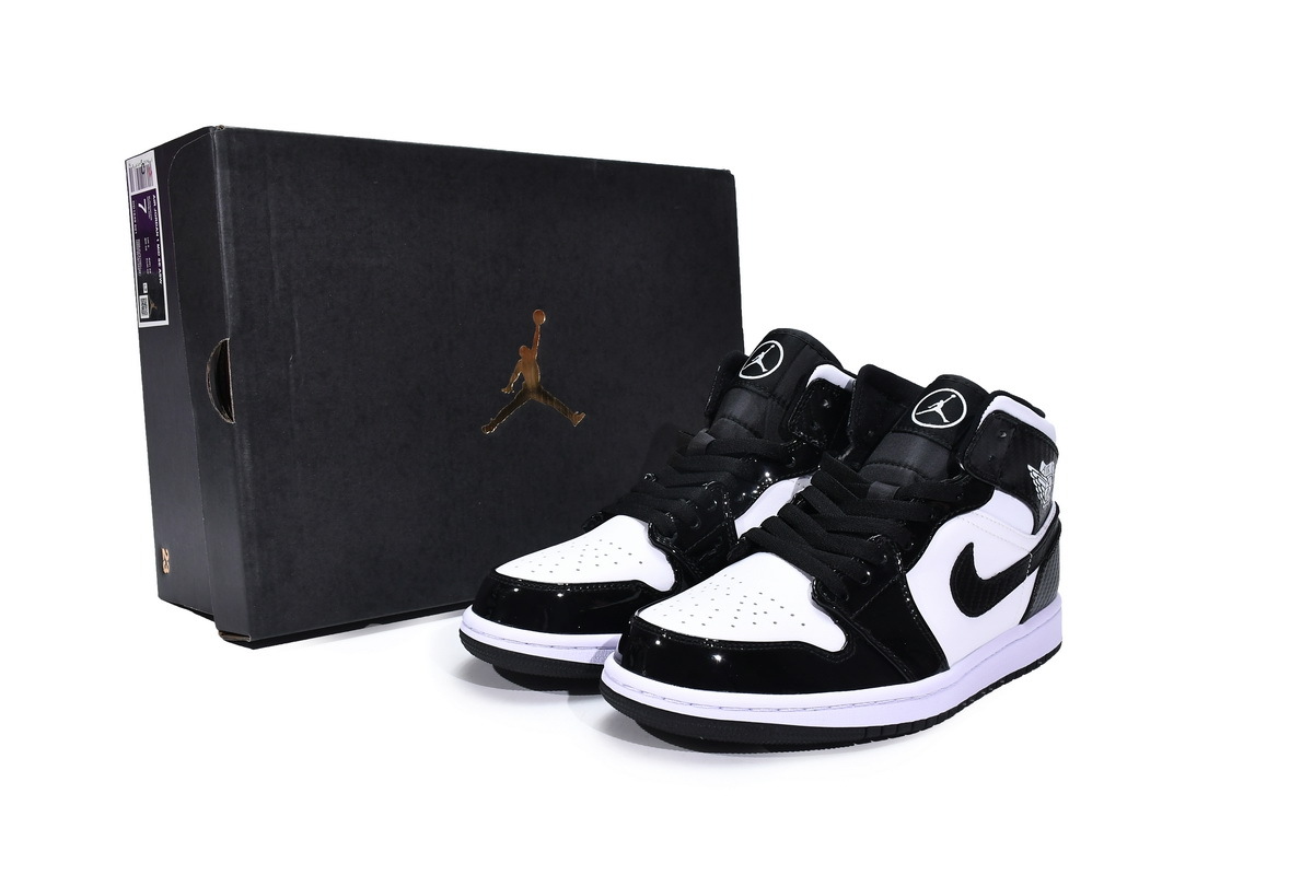 Air Jordan 1 Mid SE ASW Black and White DD1649-001