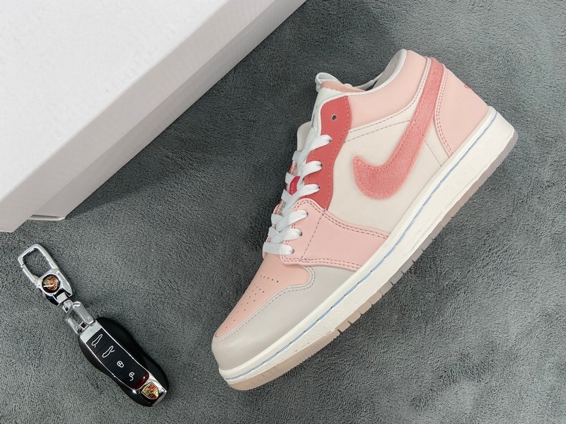 Air Jordan 1 Low SE Mighty Swooshers Pink DM5443-666