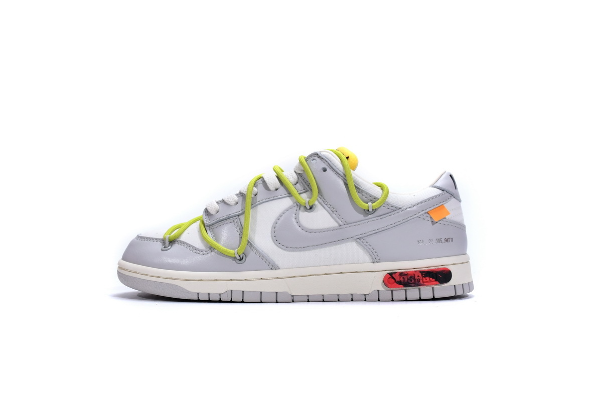 OFF WHITE x Nike Dunk SB Low Lot 8 DM1602-106