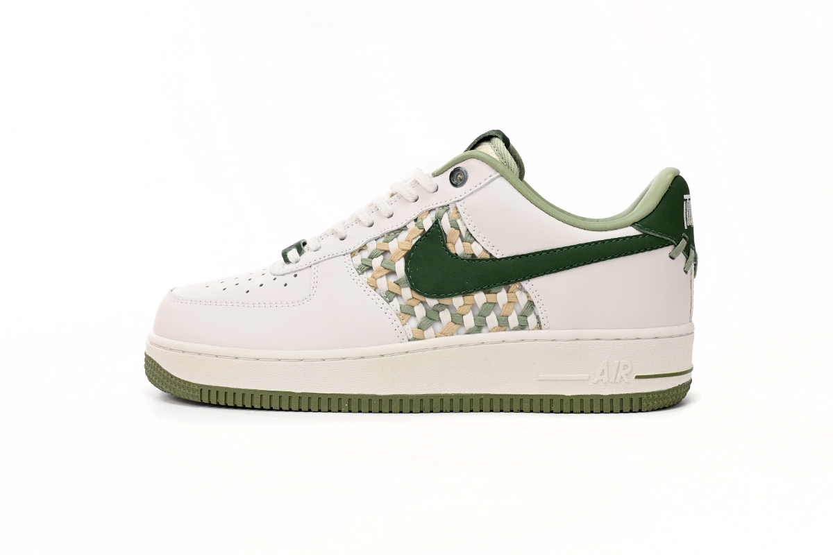 Nike Air Force 1 Low '07 PremiumNAI-KE Bamboo Weave Sail Gorge Green FN0369-100