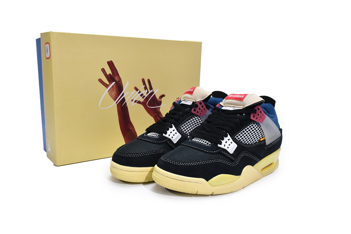 Union LA x Air Jordan 4 Retro Off Noir DC9533-001