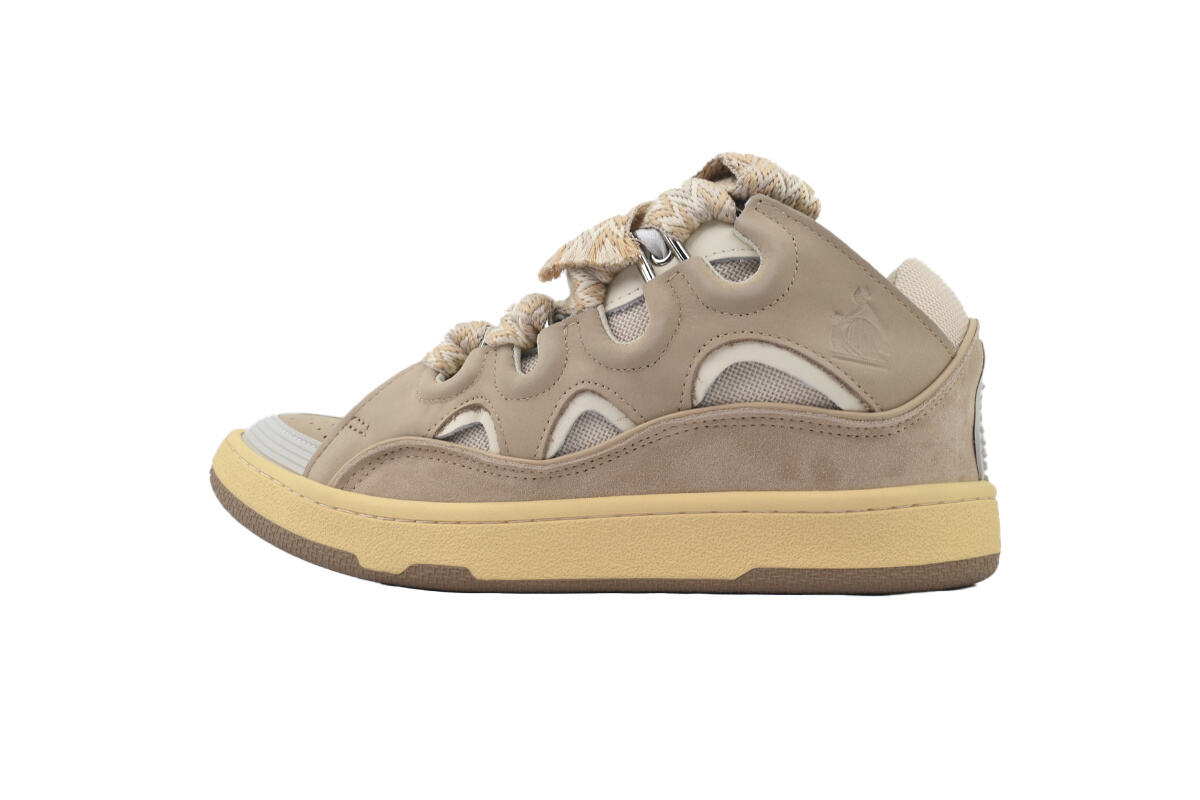 Lanvin Curb Sneakers Nude