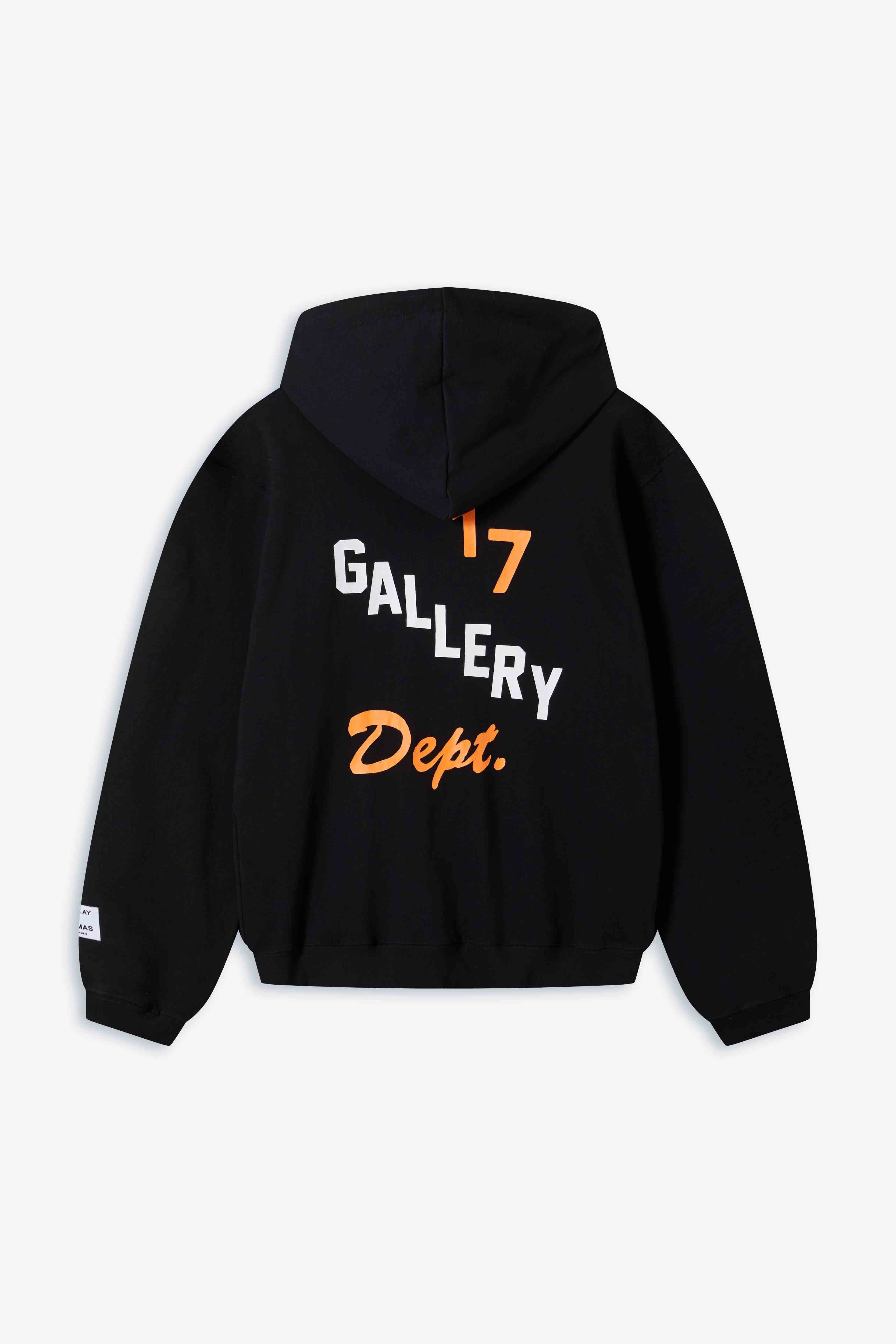 Gallery Dept. Boxing Merch Full Zip Hoodie Wahed Black