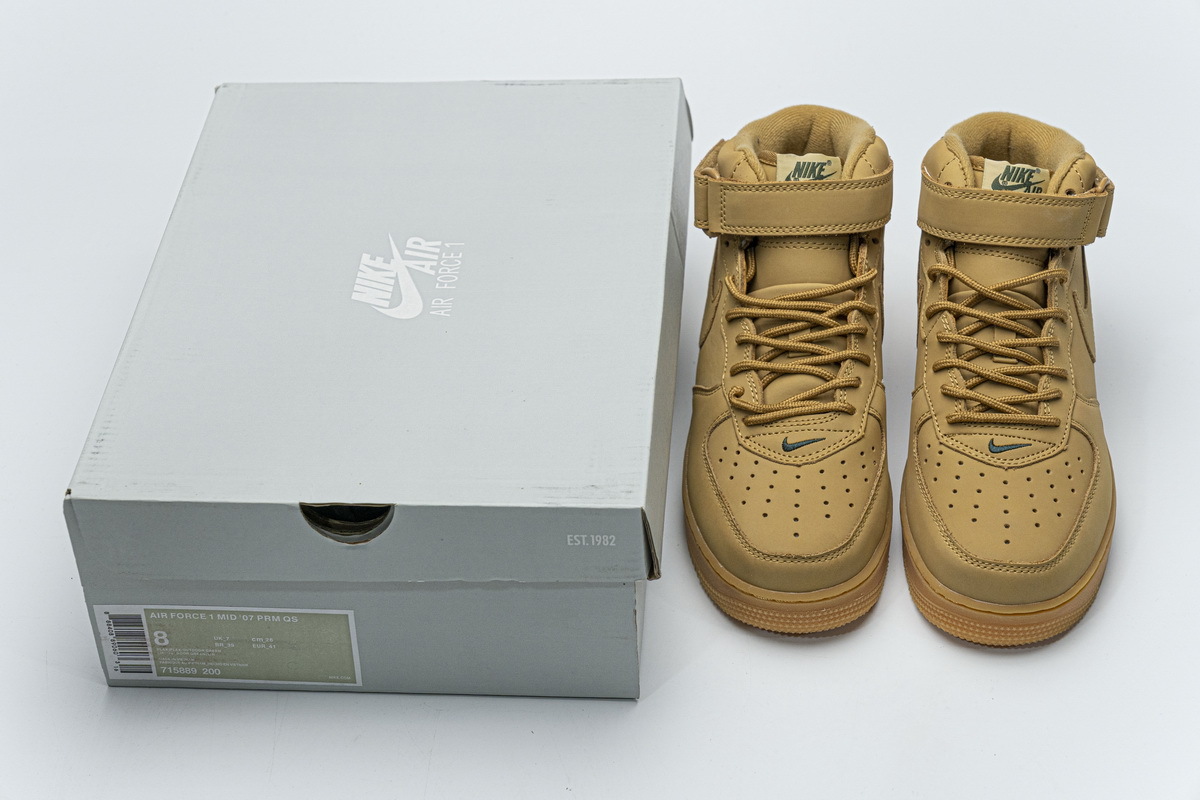 Nike Air Force 1 Mid 07 PRM QS ��Flax�� 715889-200