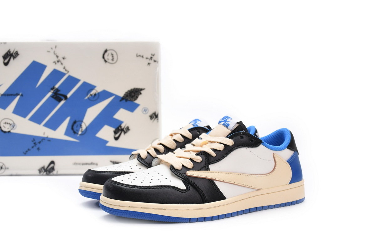 Travis Scott x Fragment Design x Air Jordan 1 Low DM7866-140