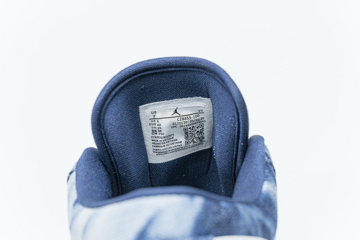 Air Jordan 1 Low Washed Denim CZ8455-100