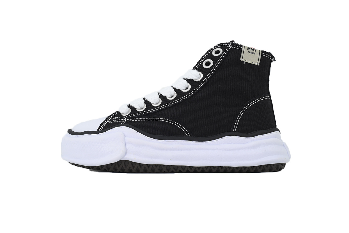 Maison Mihara Yasuhiro Peterson OG Sole Canvas High Black NO.737