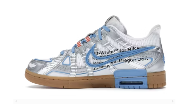 Nike Air Rubber Dunk Off-White UNC CU6015-100