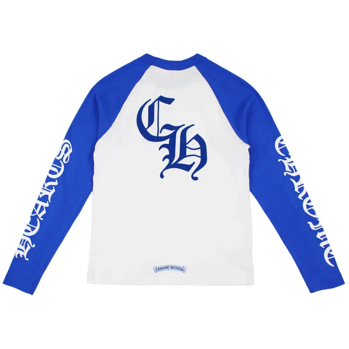 Chrome Hearts CH Baseball Shirt White Blue