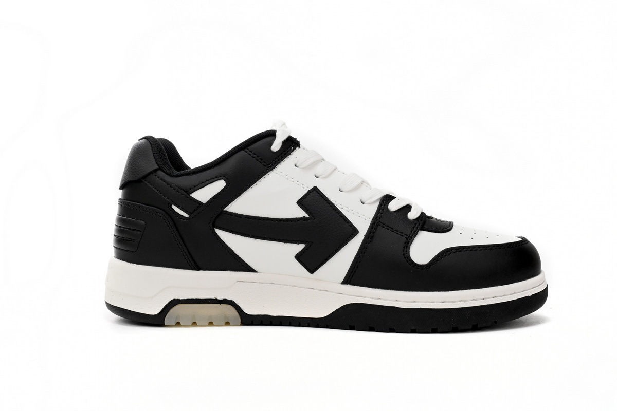 OFF-WHITE Out Of Office OOO Low Tops White Black White OMIA189 C99LEA00 11004