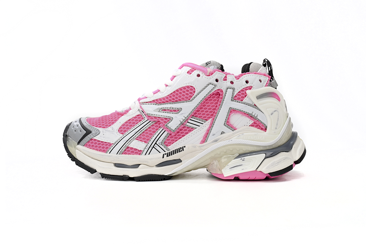 Balenciaga Runner White Pink Powder 677402 W3RBN 9155