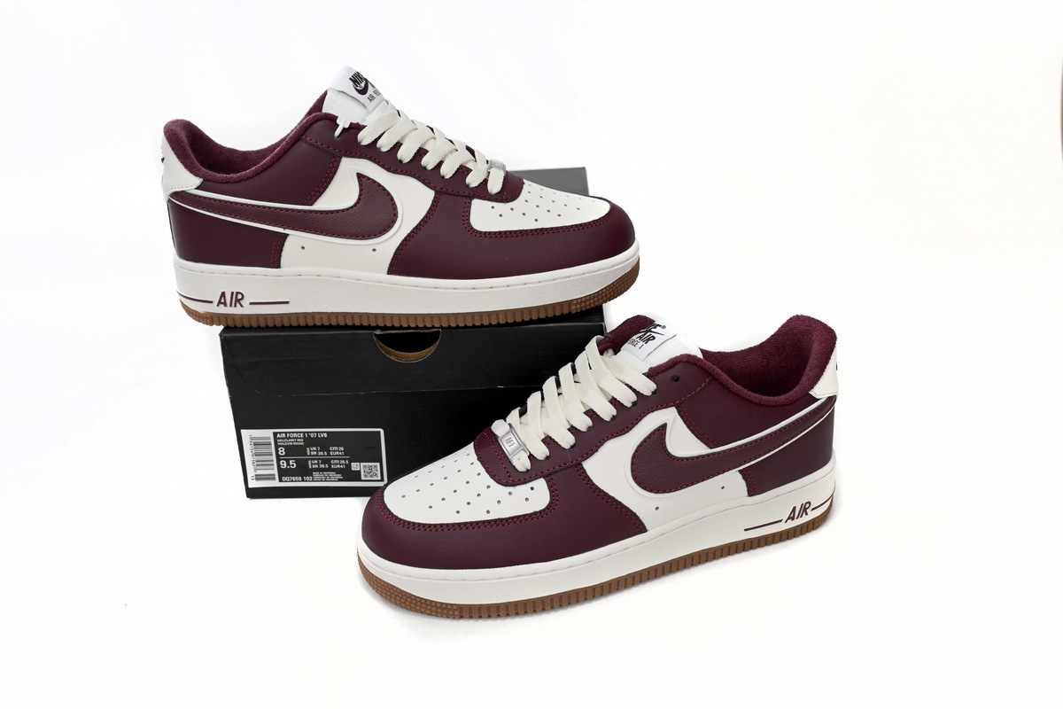 Nike Air Force 1 Low College Pack Night Maroon DQ7659-102