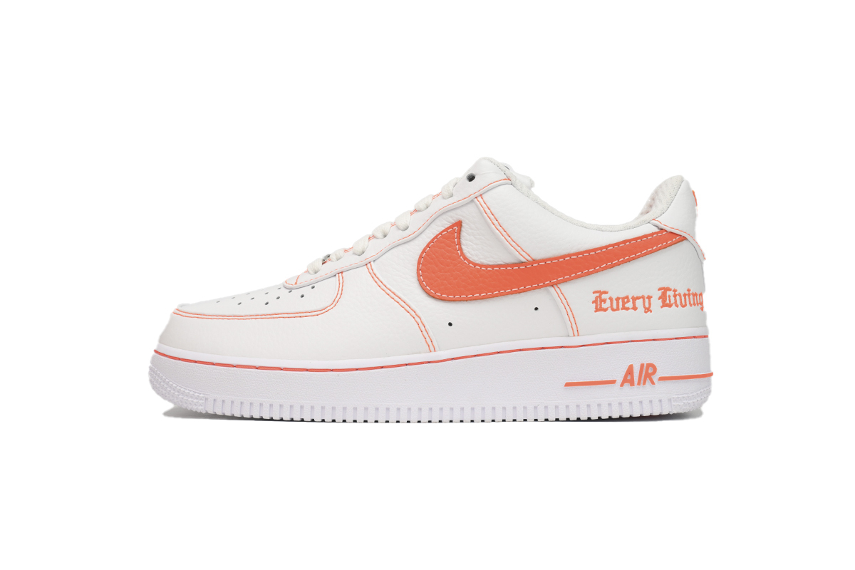 Nike Air Force 1 Low White Orange AA5360-100