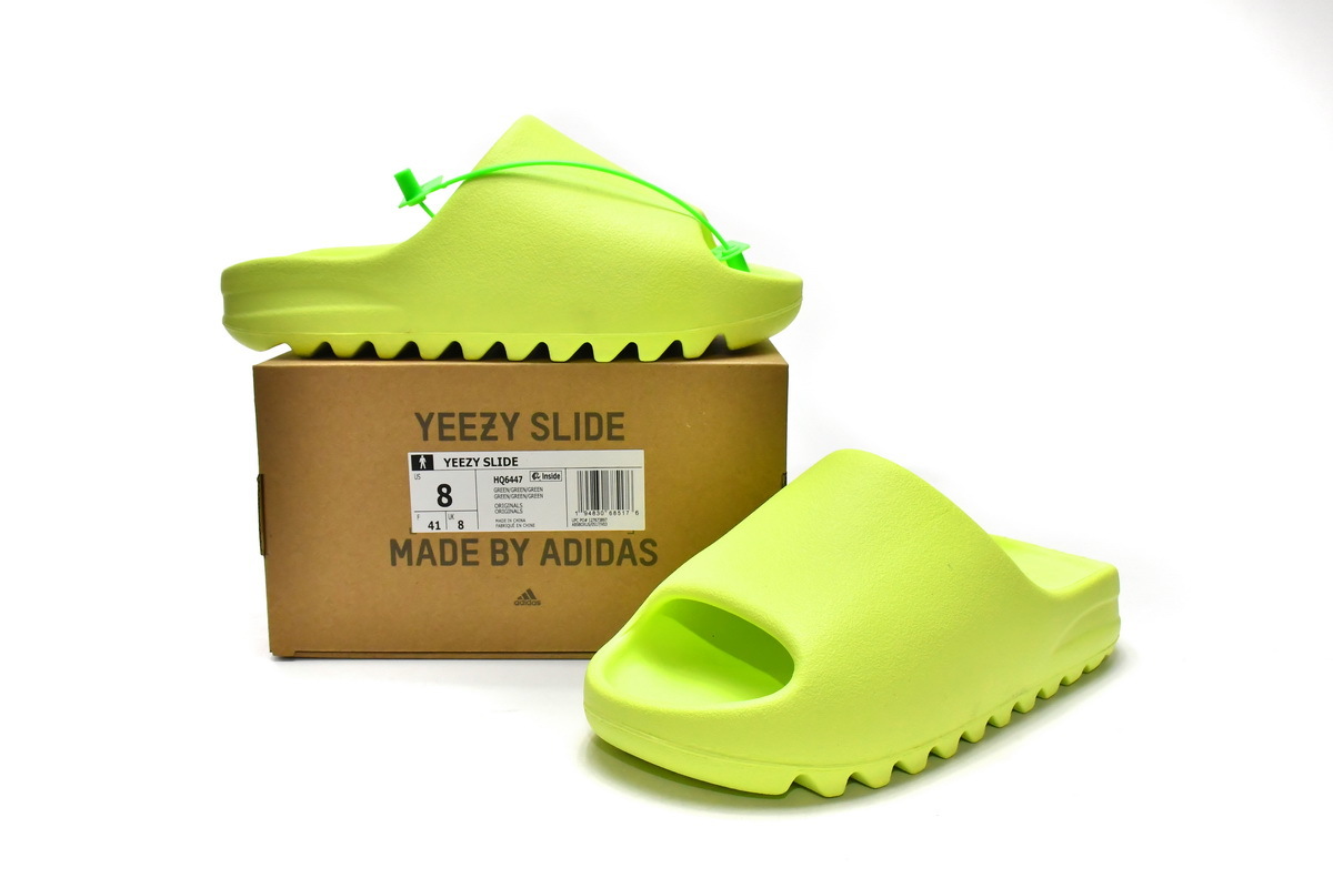Adidas Yeezy Slide Glow Green (2022) HQ6447