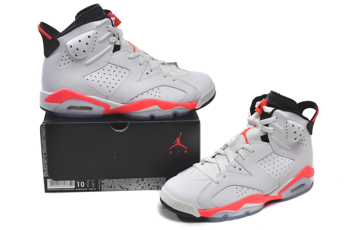 Jordan 6 Infrared White 384664-123