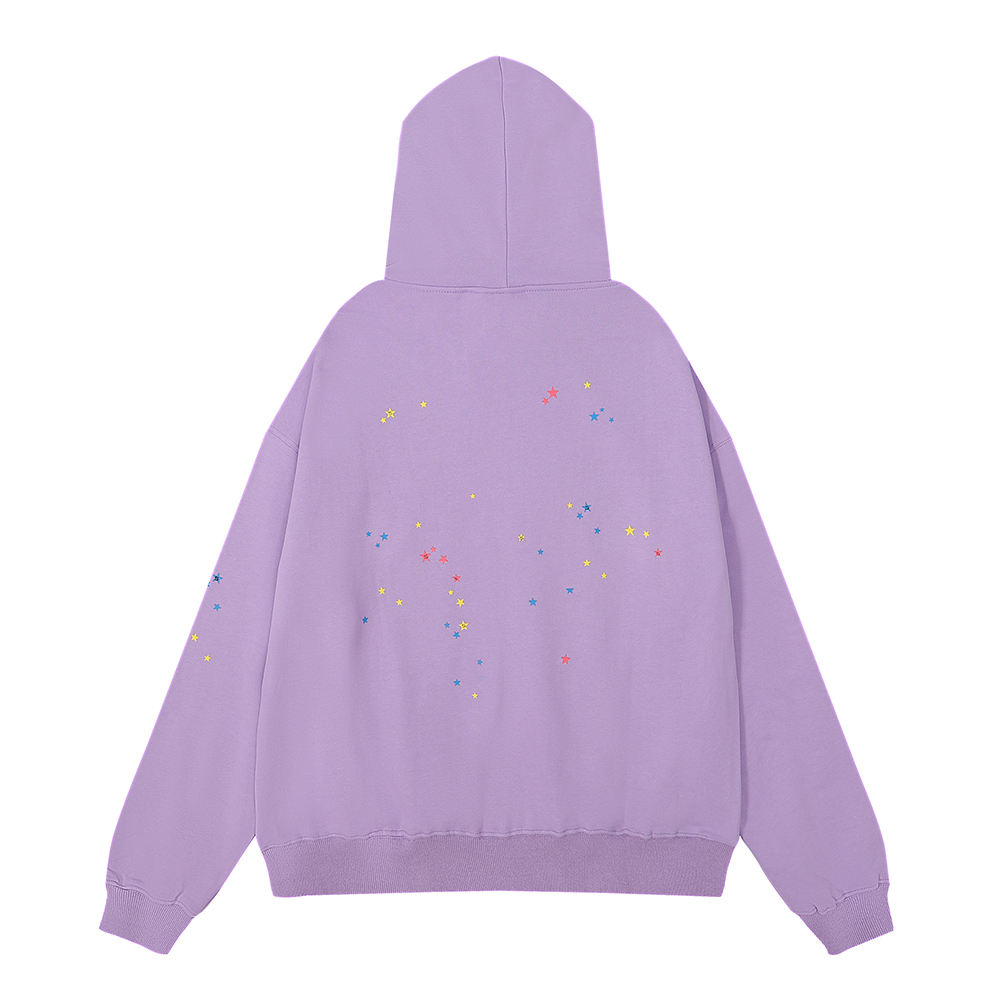 Sp5der TC5 Hoodie Purple