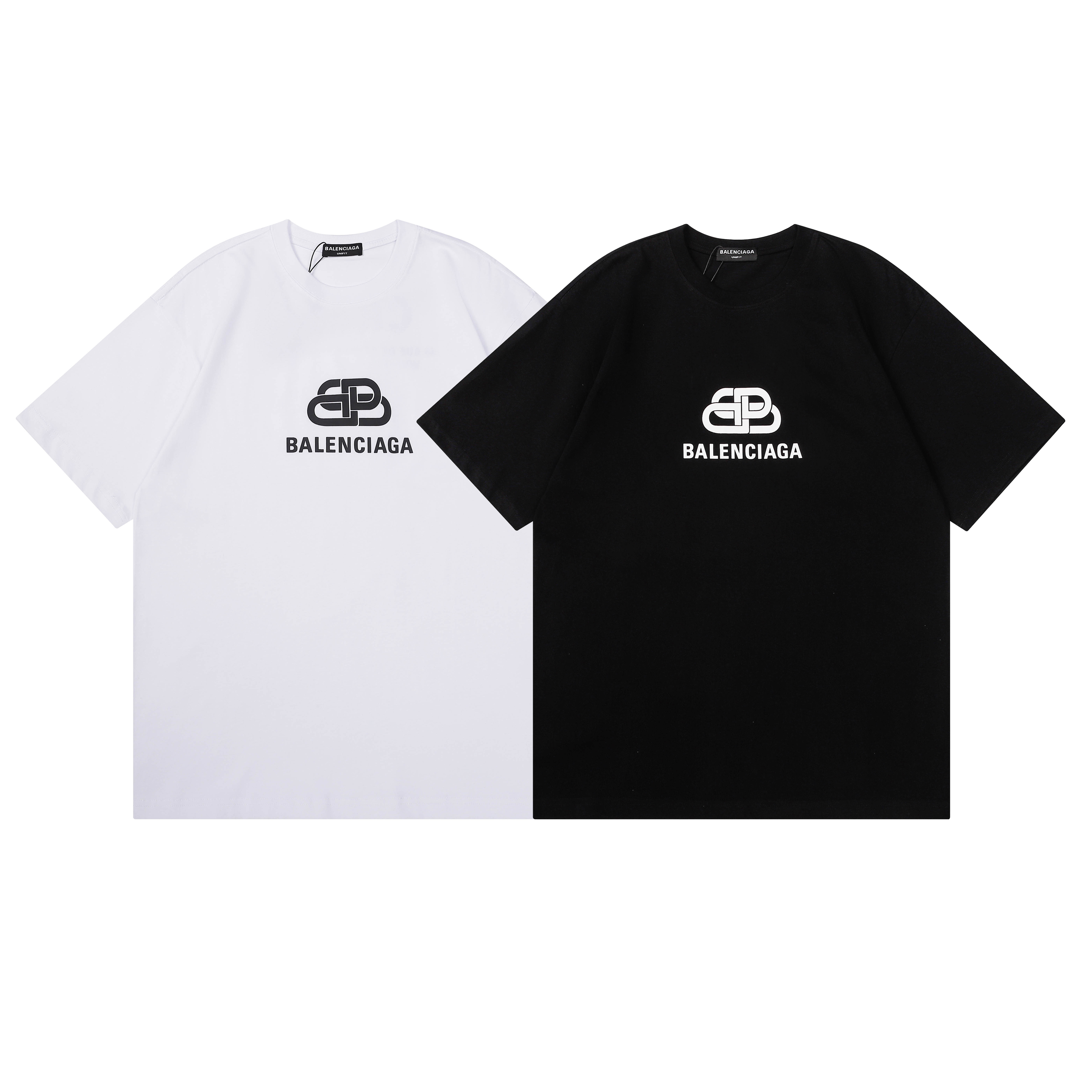 Balencigia T-shirt Black and White KT2302