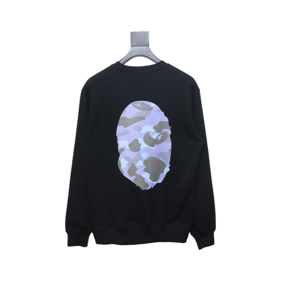 BAPE Logo Hoodie Black