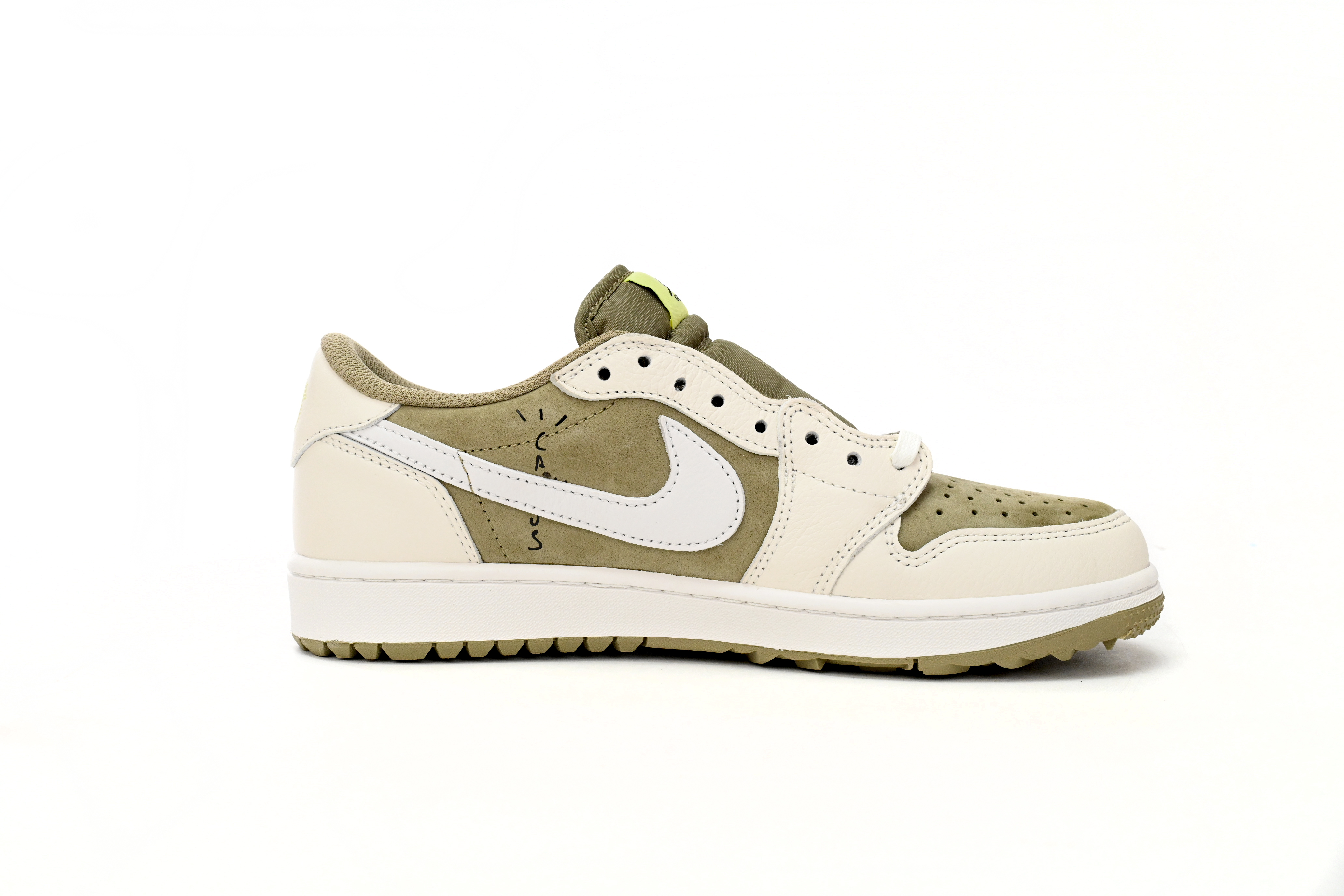 Jordan 1 Retro Low Golf Travis Scott Neutral Olive FZ3124-200