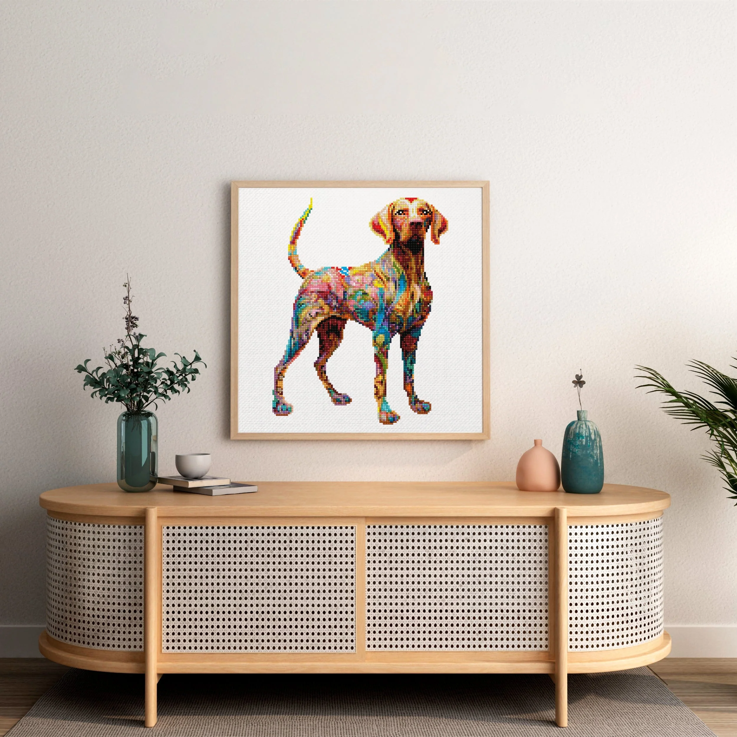 Vizsla Dog - Diamond Painting Kit