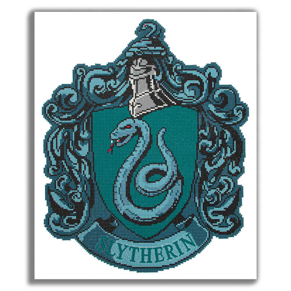 Slytherin Crest - Diamond Painting Kit