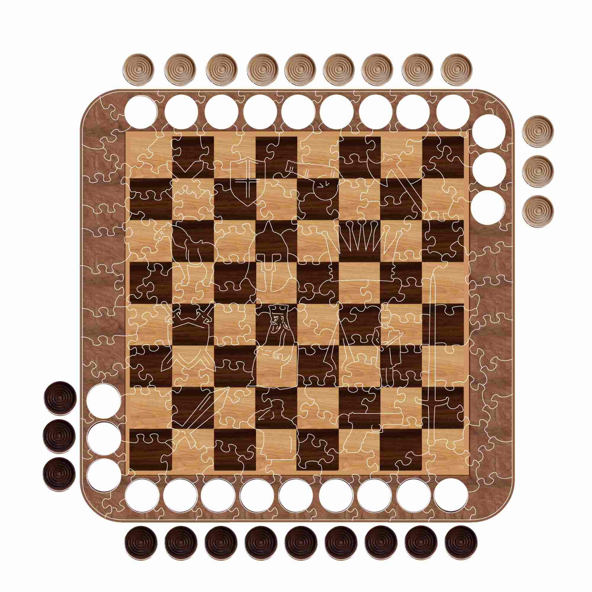 Checkers - Jigsaw Puzzle