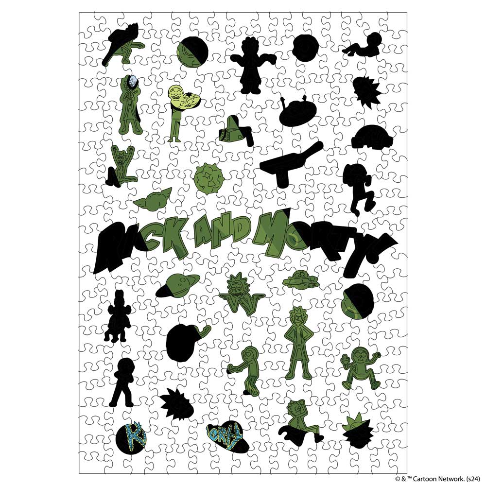 Rick and Morty Pickle Madness - Wooden Jigsaw Puzzle
