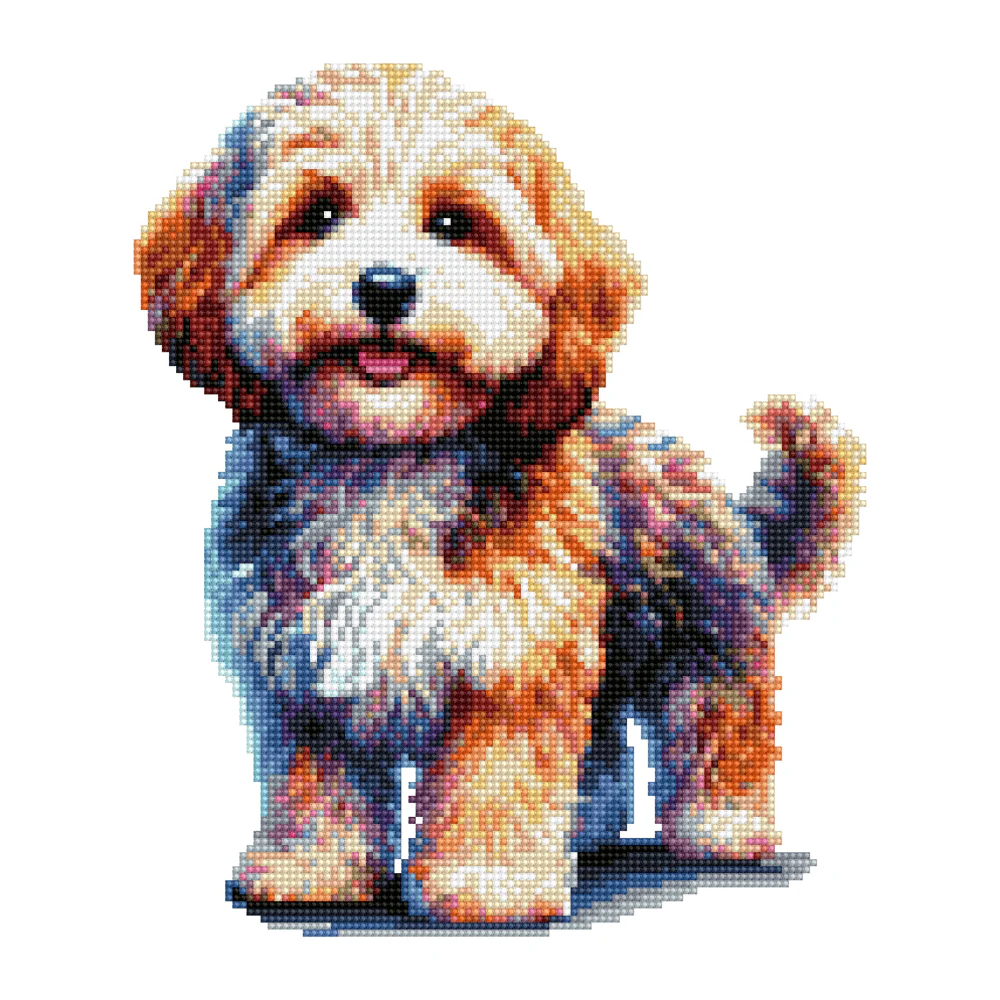 Cavoodle Dog - Diamond Painting Kit