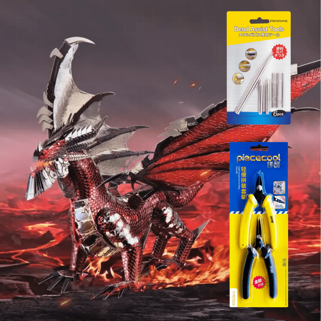 Black Dragon 3D Metal Puzzle