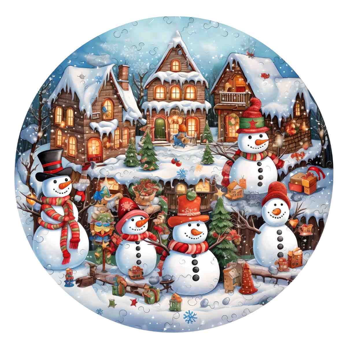 Snowmen - Jigsaw Puzzle