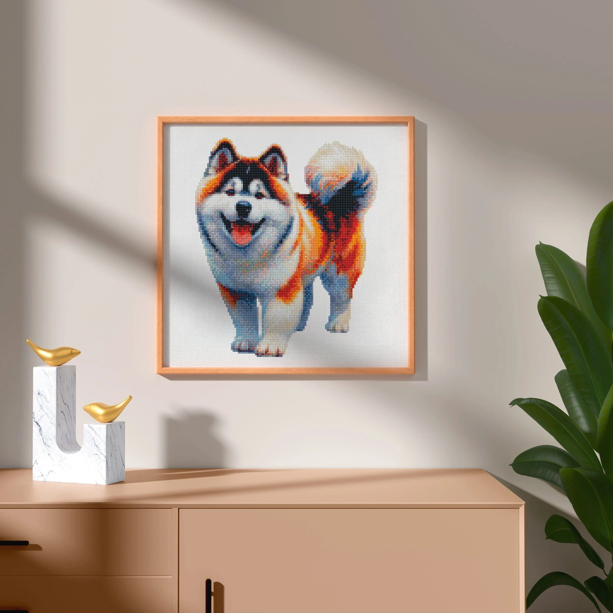 Akita Dog - Diamond Painting Kit