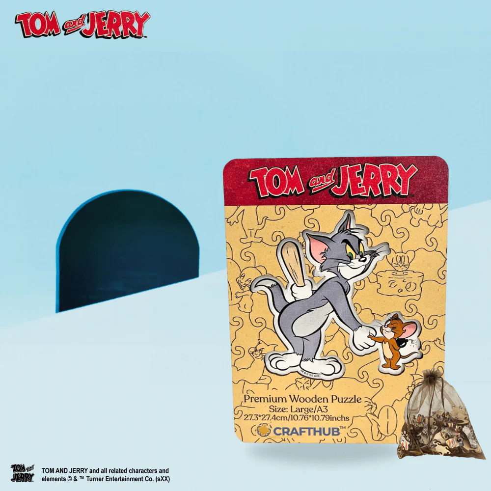 Tom & Jerry Wooden Jigsaw Puzzles