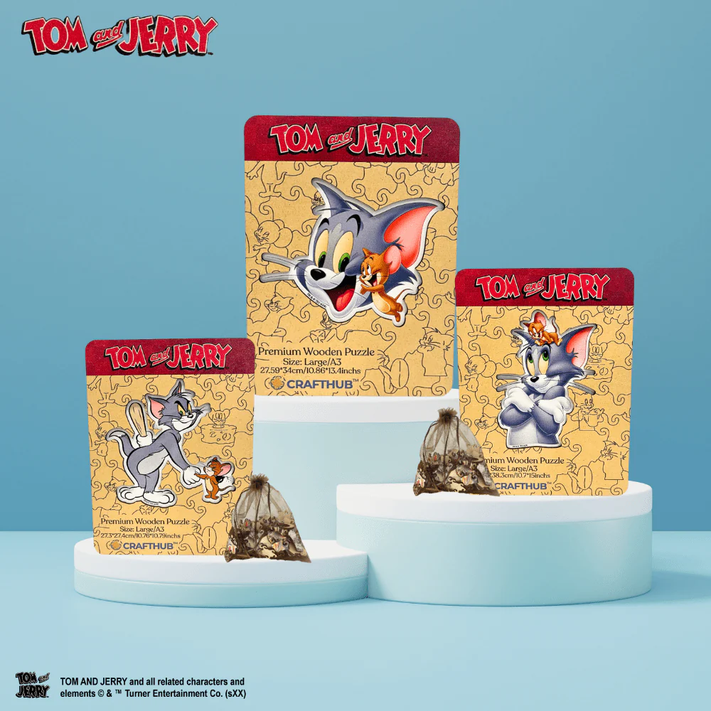 Tom & Jerry Wooden Jigsaw Puzzles