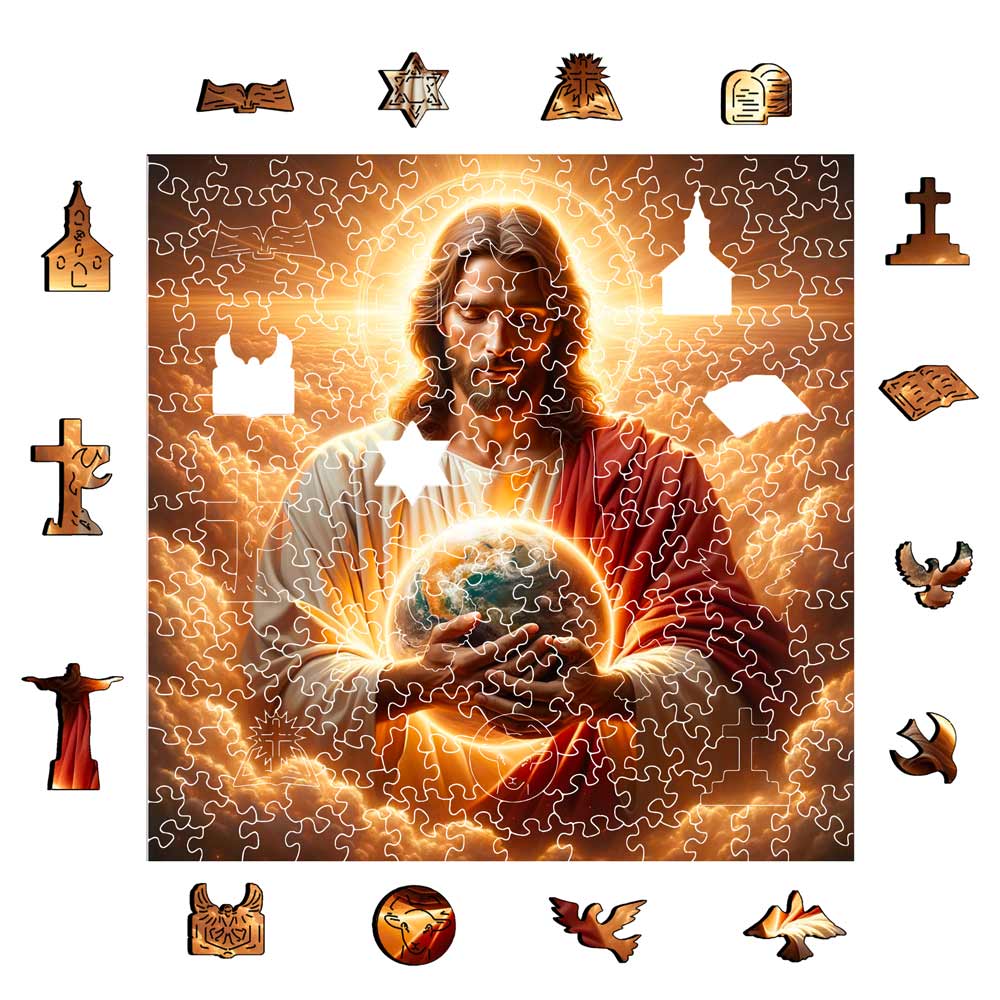 Whole World In His Hands - Jigsaw Puzzle