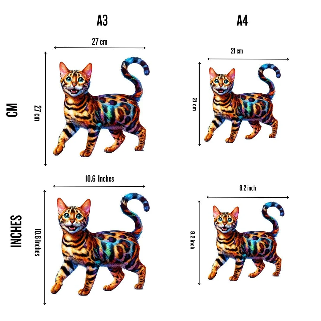 Bengal Cat - Jigsaw Puzzle