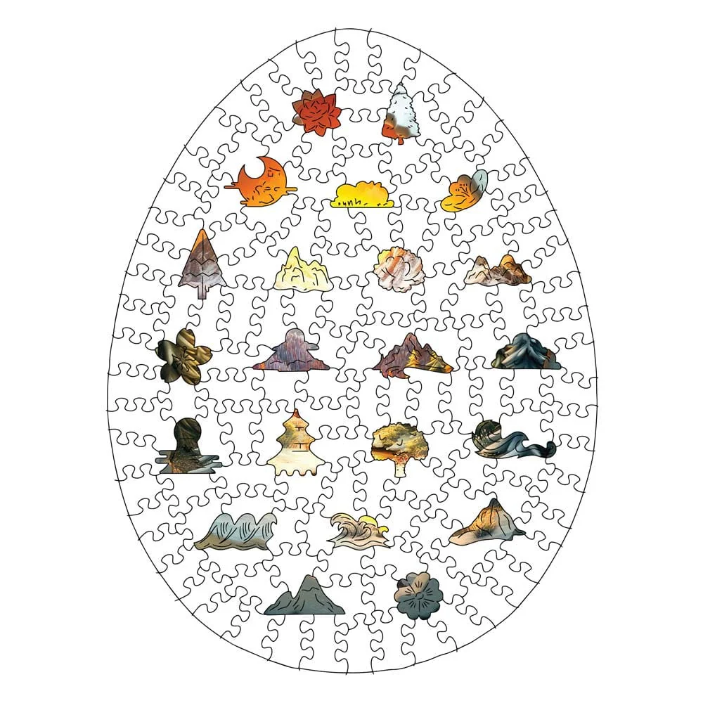 Snowy Egg - Jigsaw Puzzle