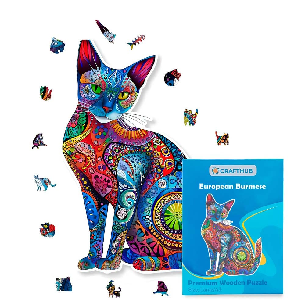 European Burmese Cat - Jigsaw Puzzle