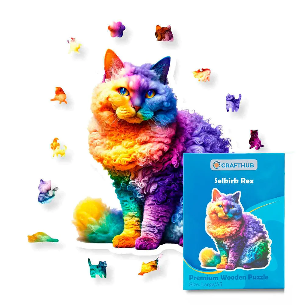 Selkirk Rex Cat - Jigsaw Puzzle