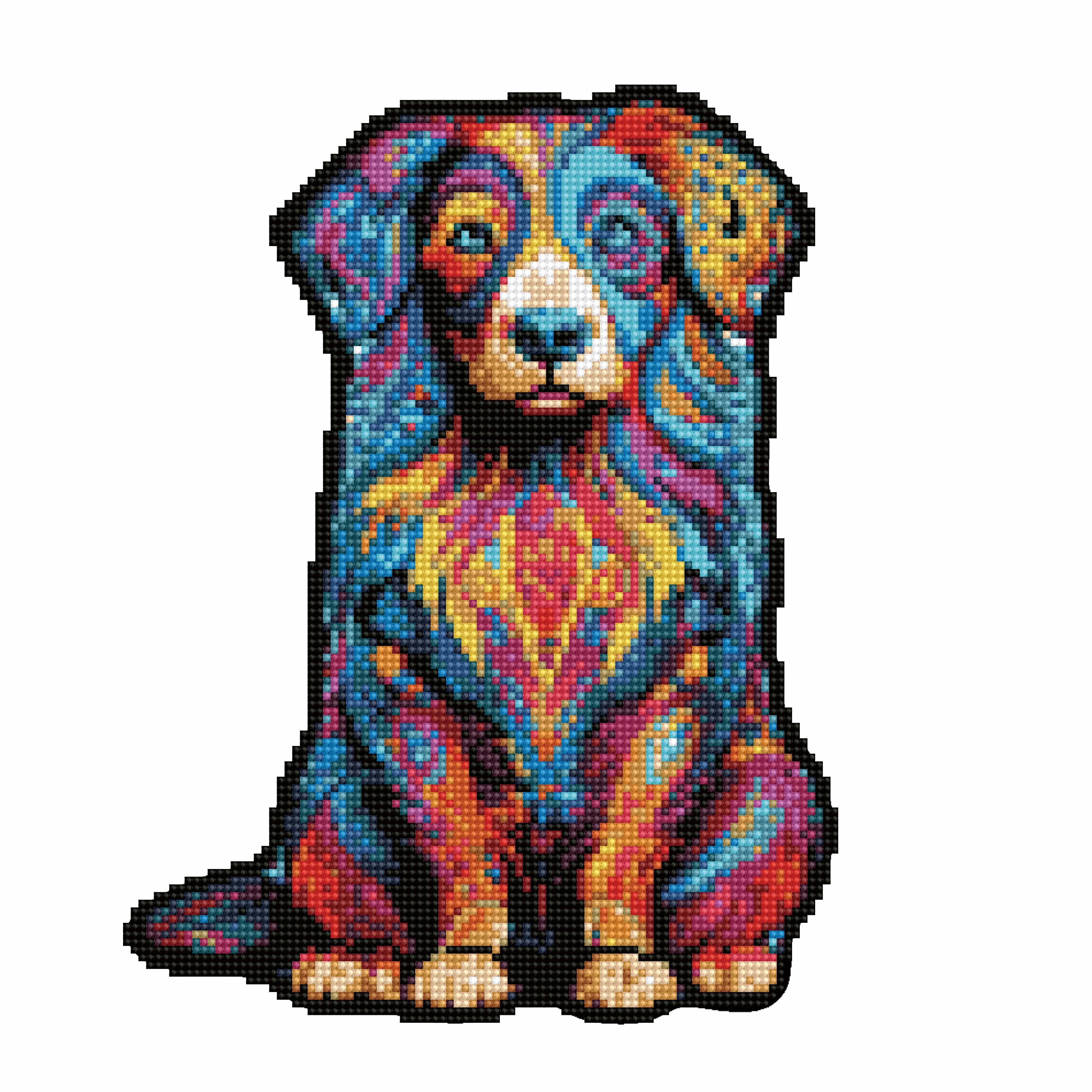 Australian Shepherd Dog - Diamond Painting Kit