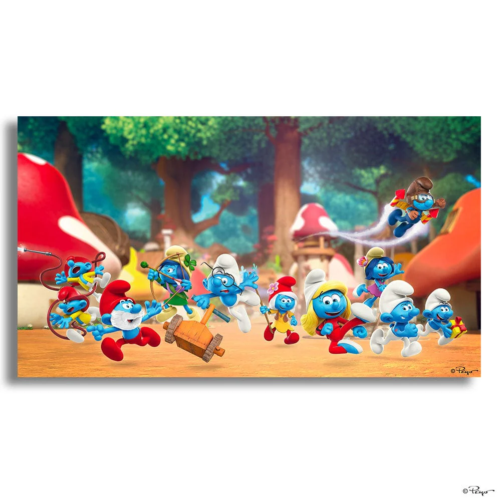Smurfs' Village - Wooden Jigsaw Puzzle