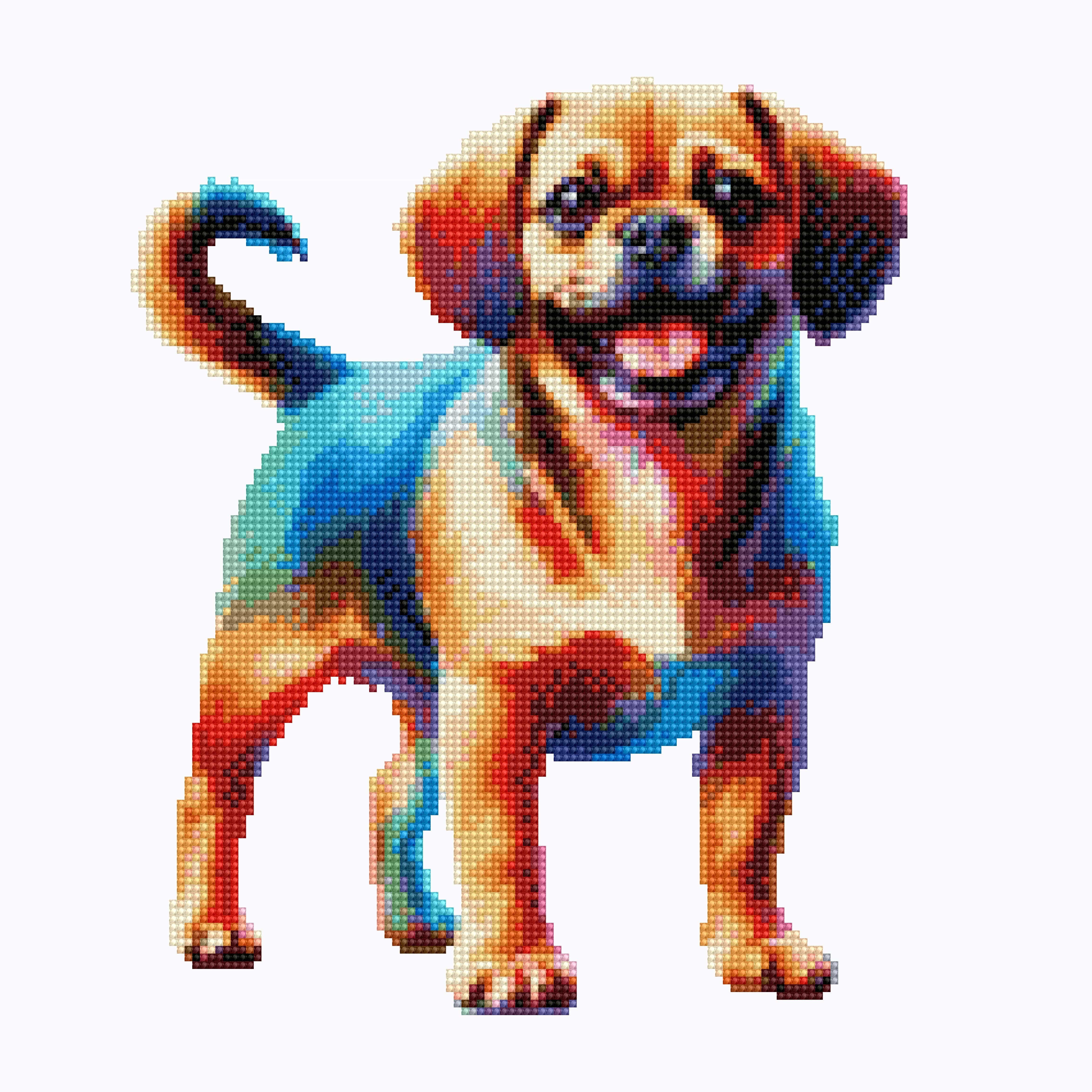 Puggle Dog - Diamond Painting Kit