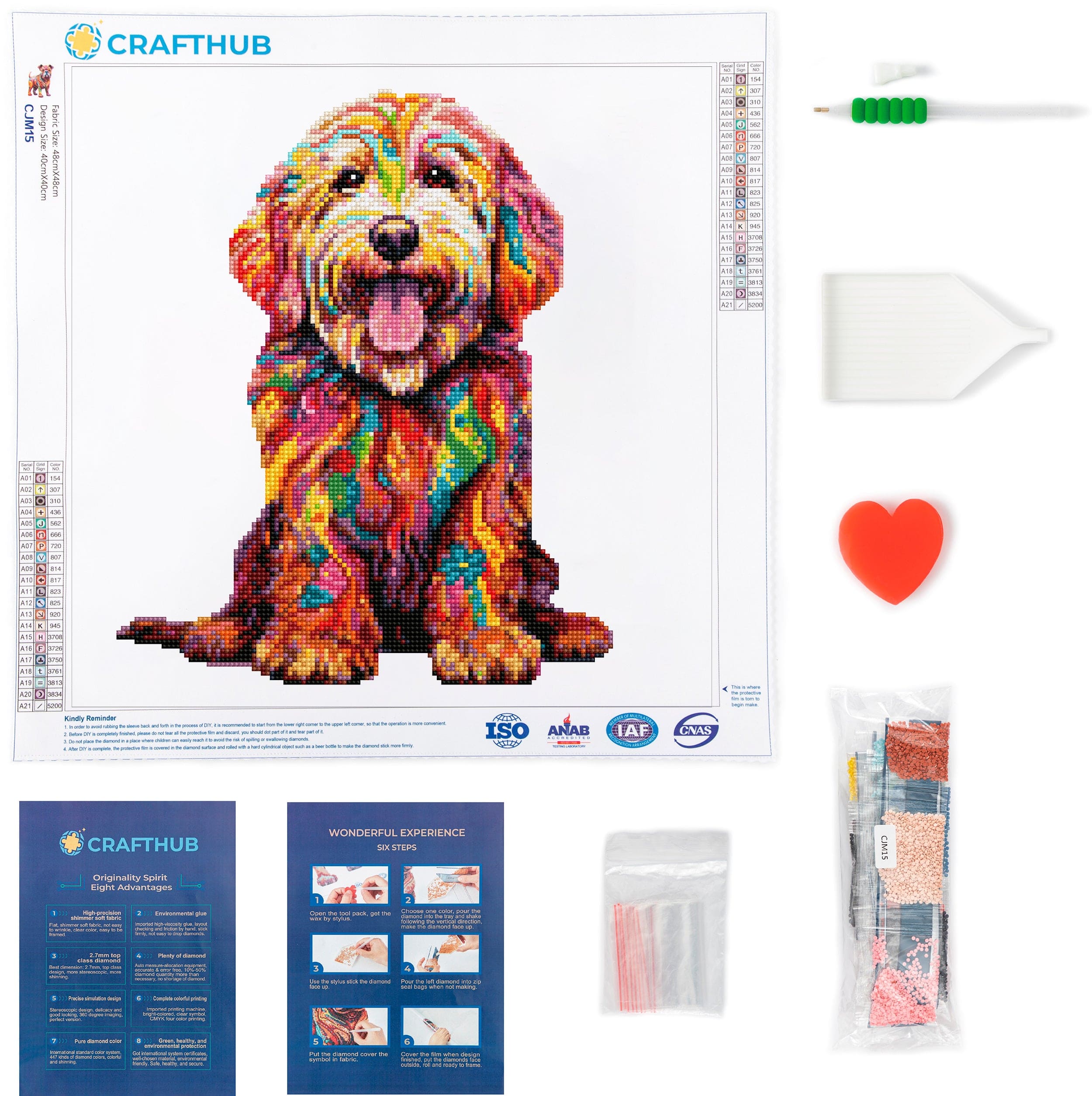 Labradoodle Dog - Diamond Painting Kit