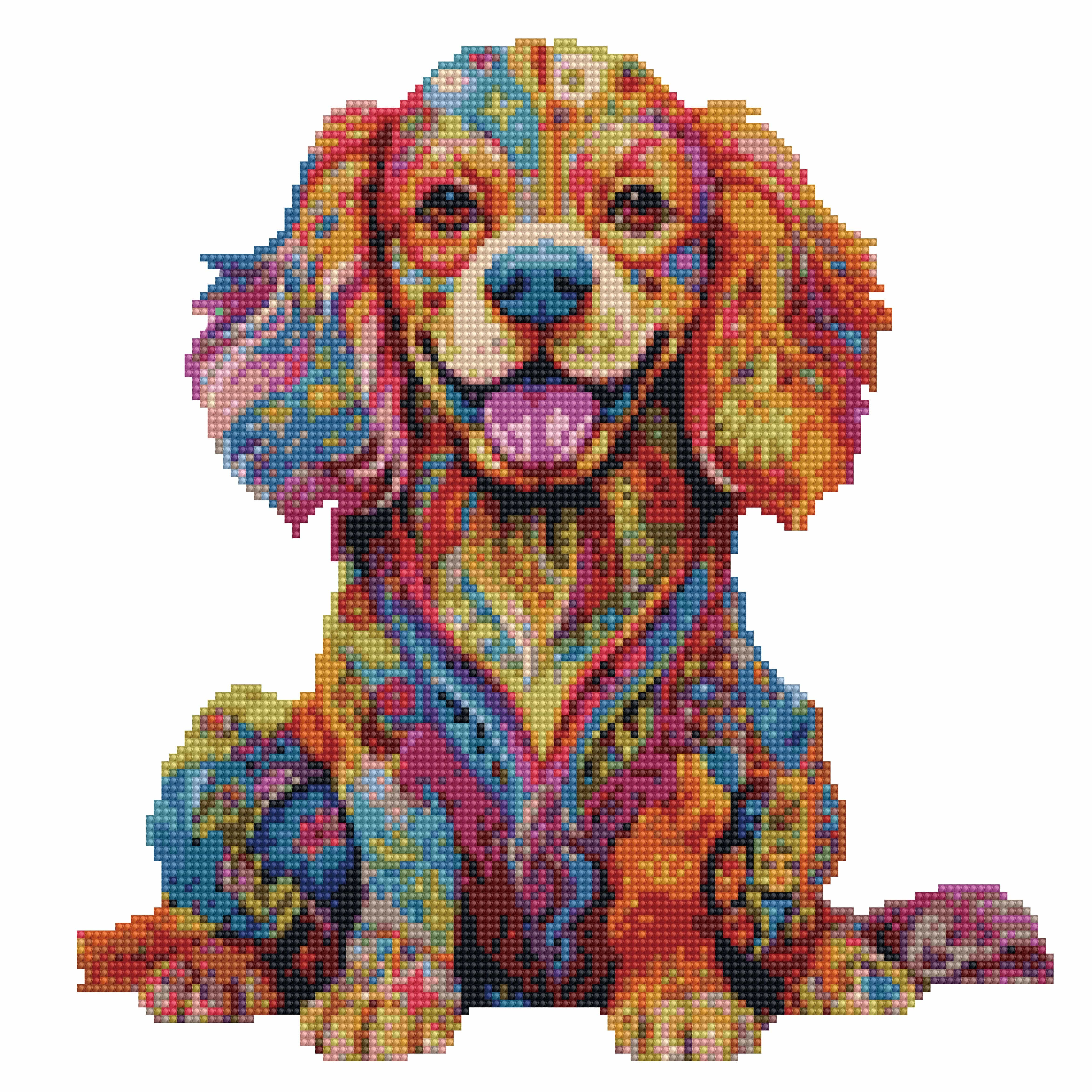 Cavalier King Charles Spaniel Dog - Diamond Painting Kit