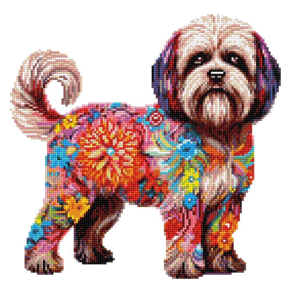 Lhasa Apso Dog - Diamond Painting Kit